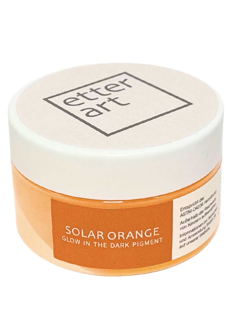 Glow in the Dark Fluorecent Solar Orange