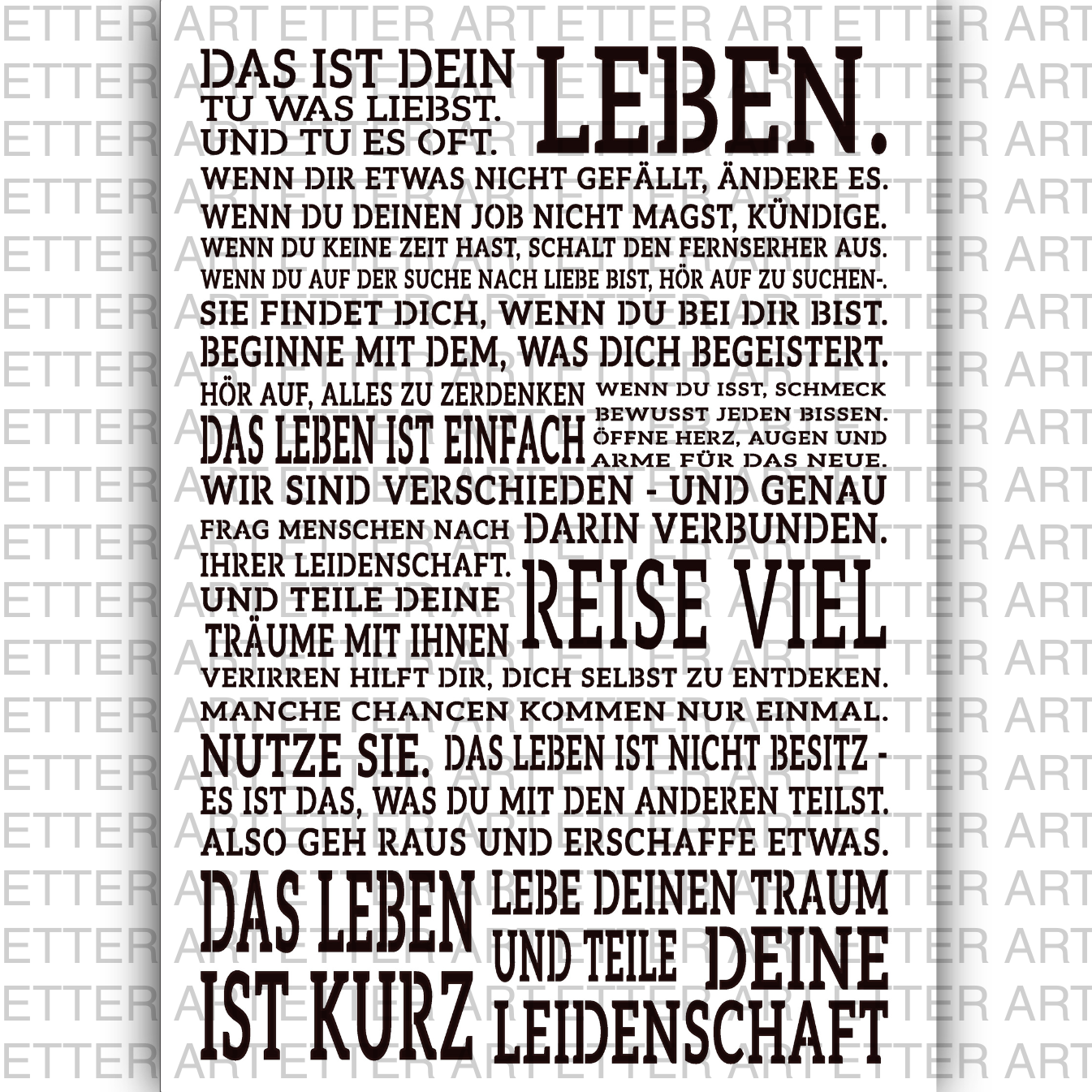 Typography German