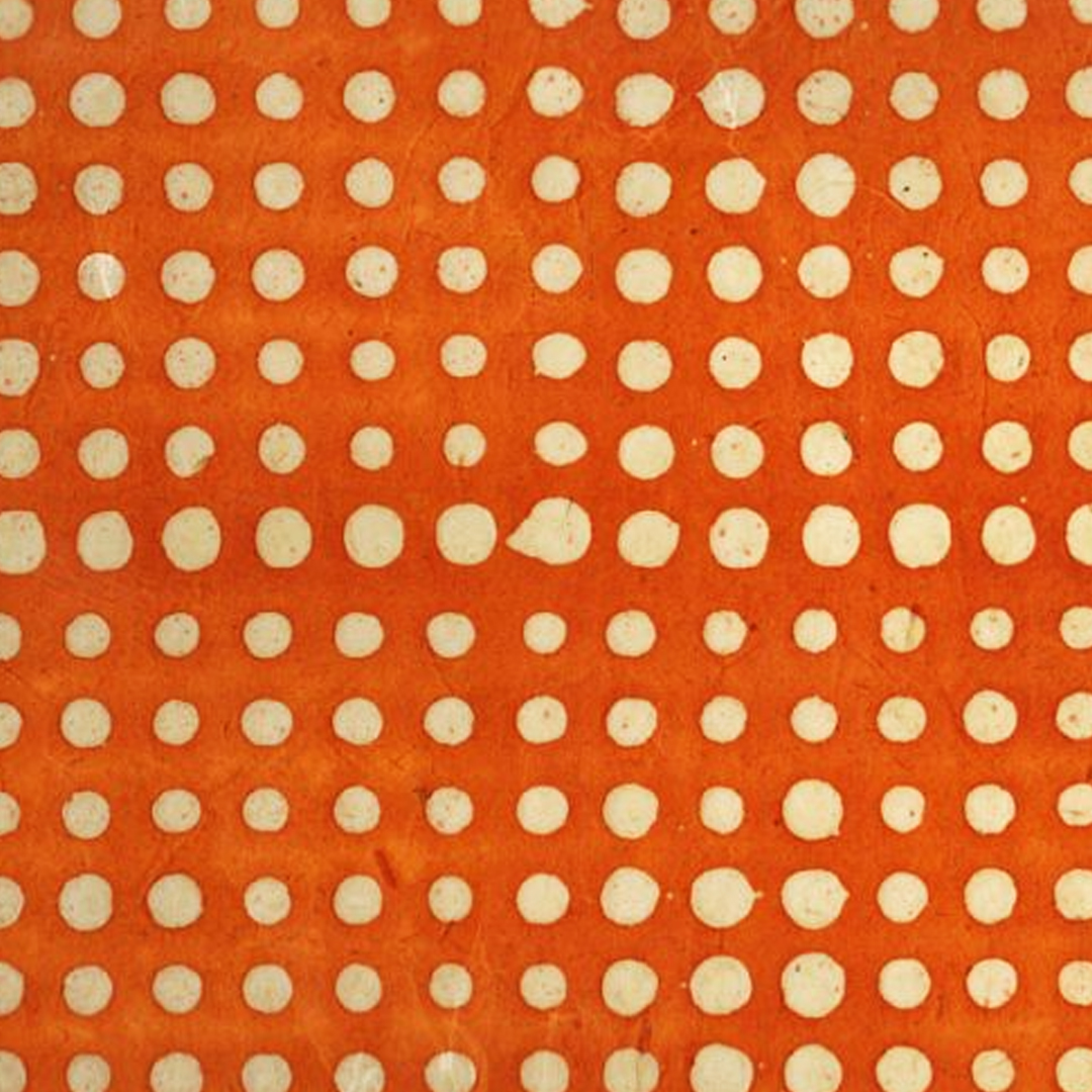 Paper Pois Orangey