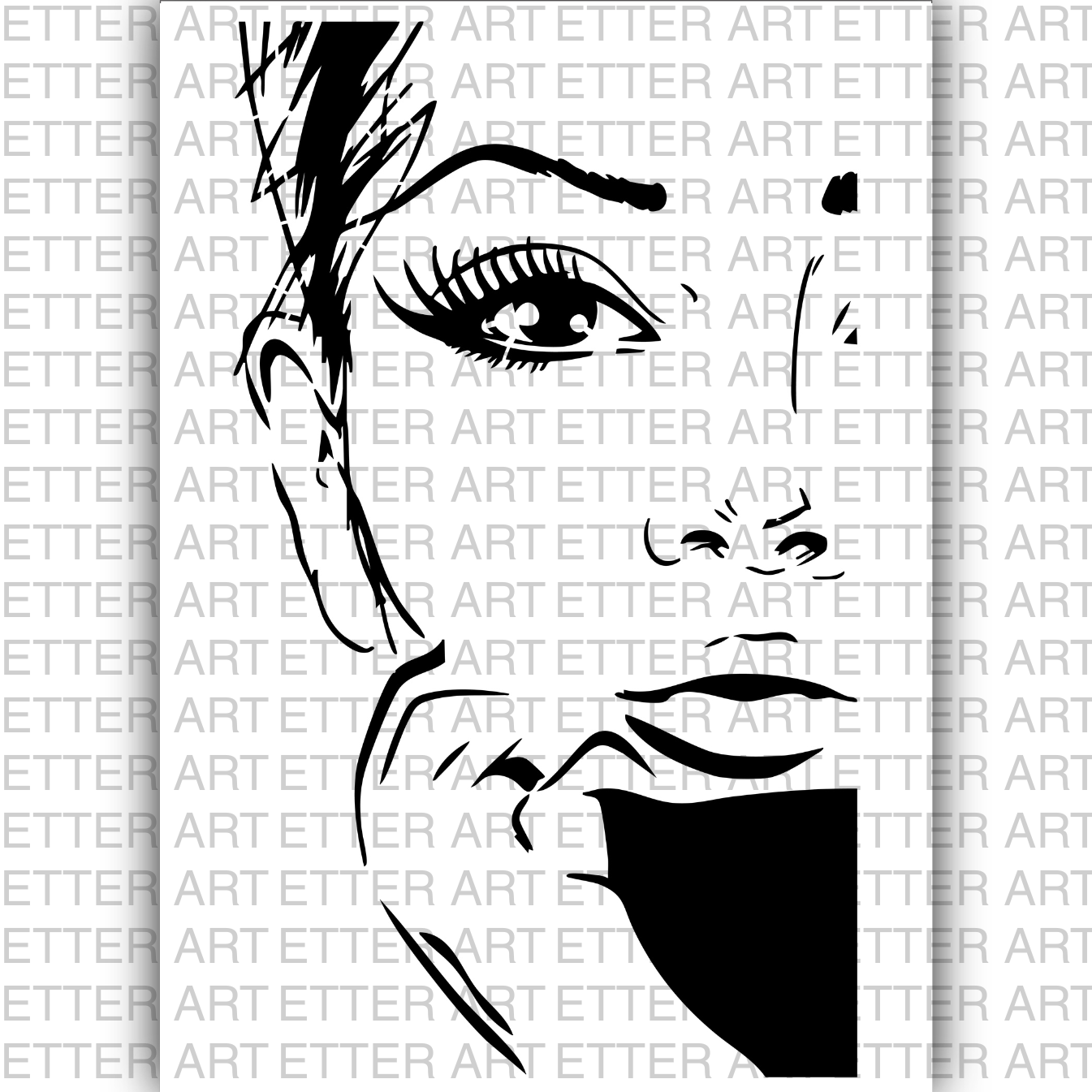 STRONG MUSE 1 - 59,4 x 84,1 cm