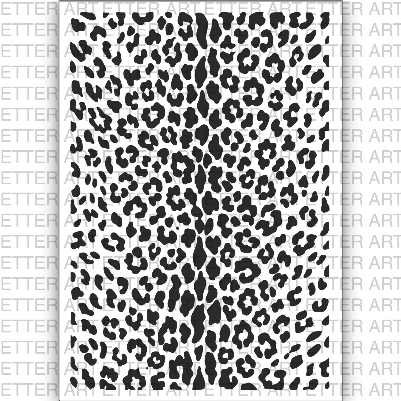 LEOPARD PATTERN - 59,4 x 84,1 cm