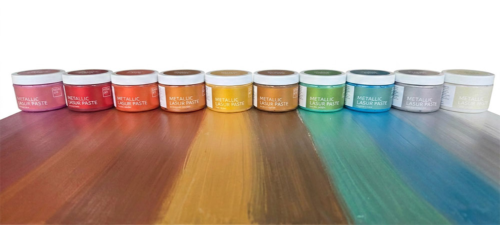 Metallic Glaze Paste 150 ml Rich Gold