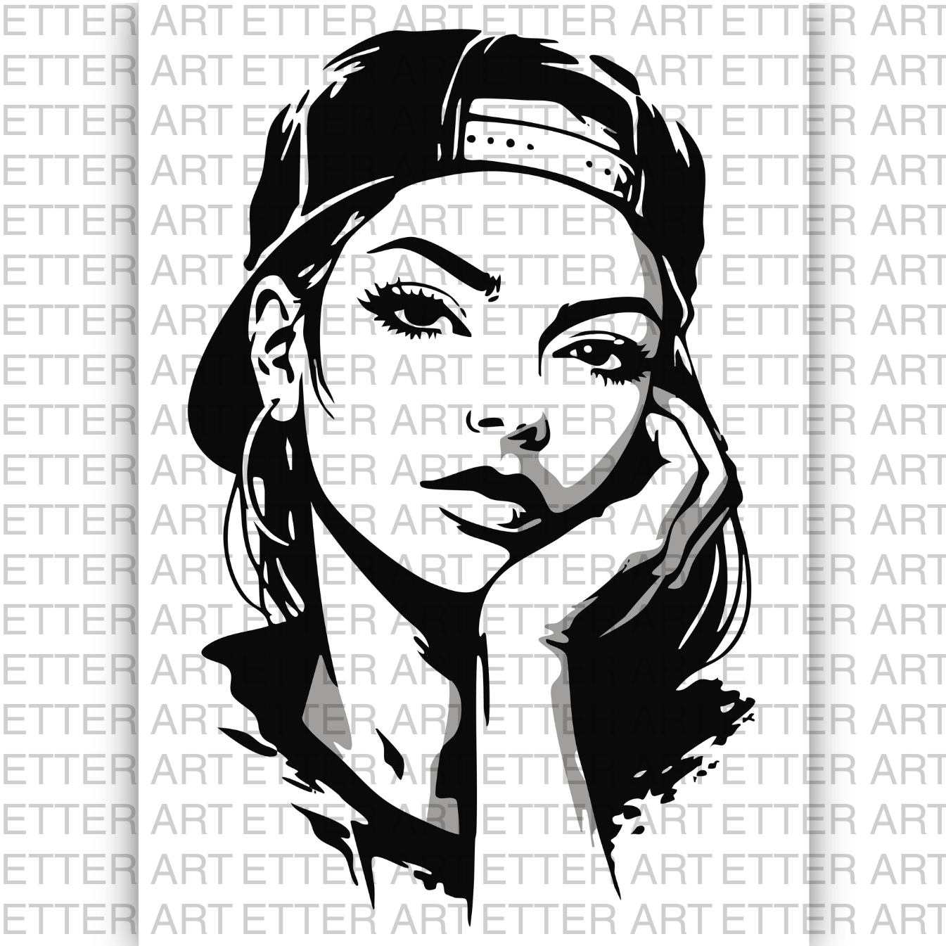 REBEL GIRL 3 - 21,0 x 29,7 cm