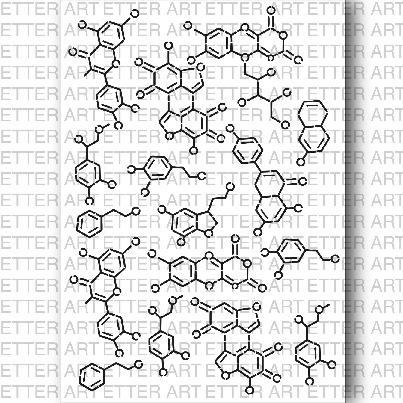 DNA PATTERN - 21,0 x 29,7 cm