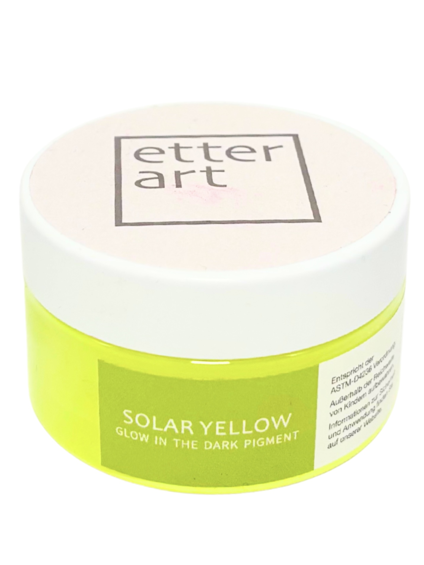 Glow in the Dark Fluorecent Solar Yellow