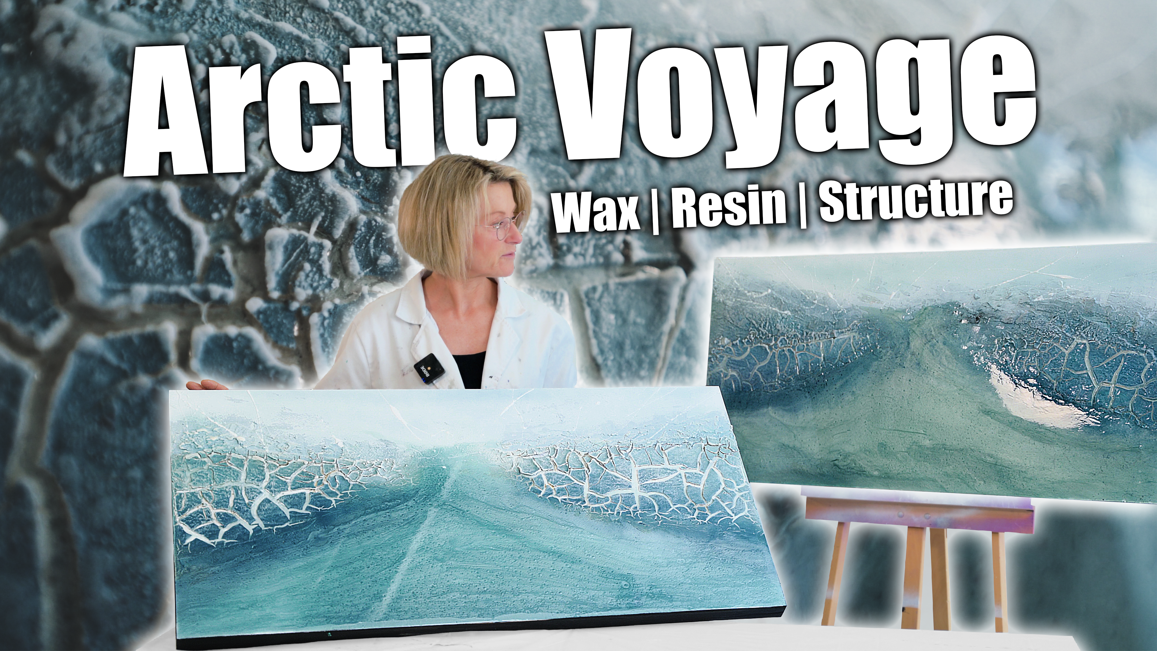 “Arctic Voyage”: Mixed media structural art – English