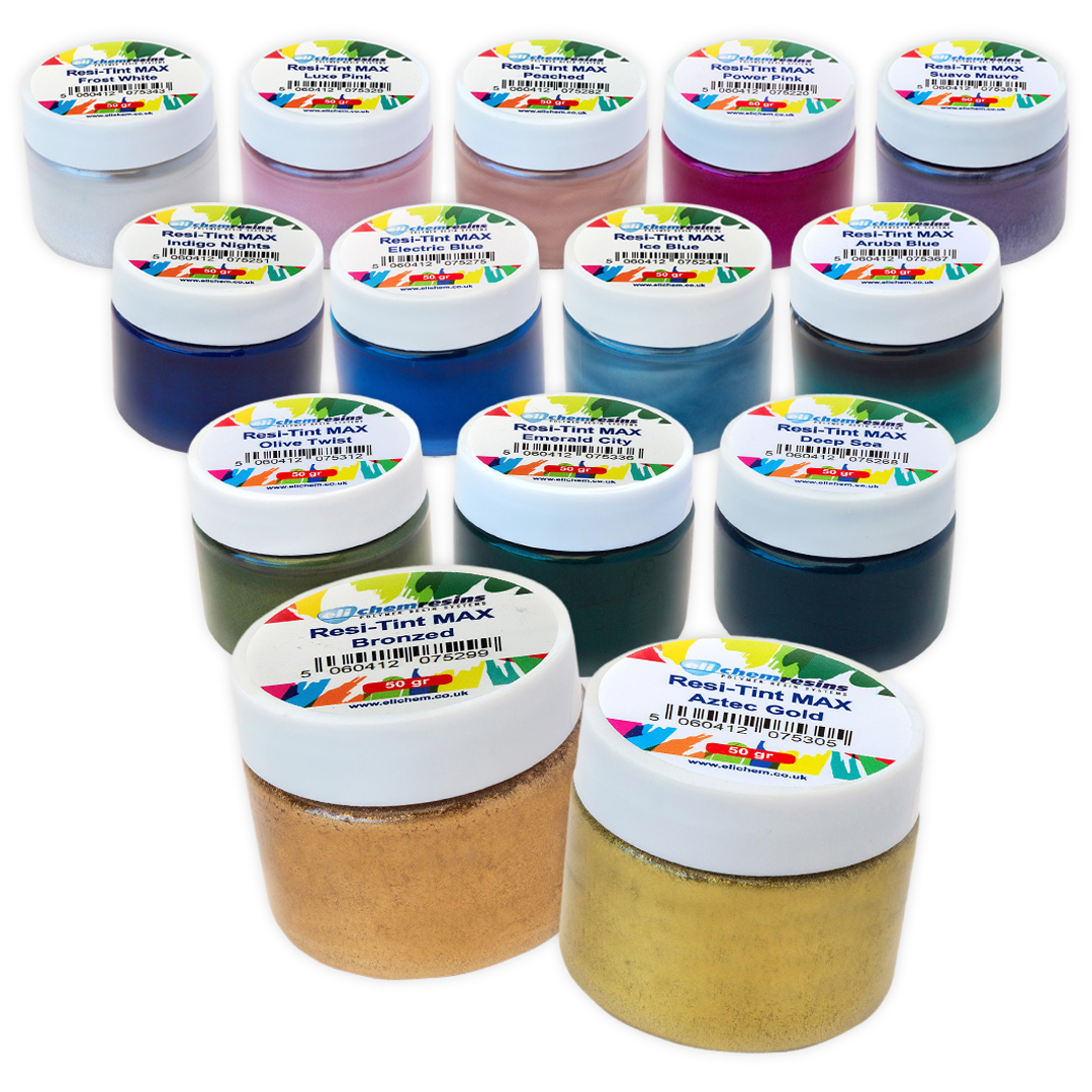resi-TINT MAX Perlglanz Pigmentpasten in 14 Farben